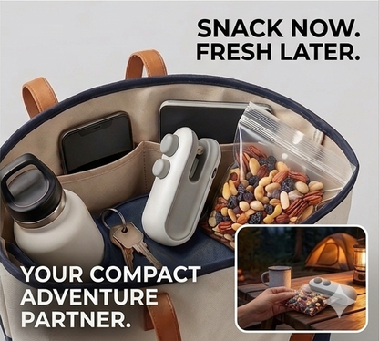 Portable Mini Bag Sealer – USB Rechargeable Heat Sealer 🔥