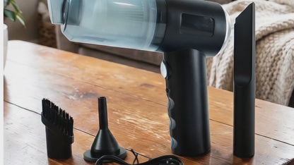 3-in-1 Mini Car Vacuum Cleaner – Wireless, Rechargeable
