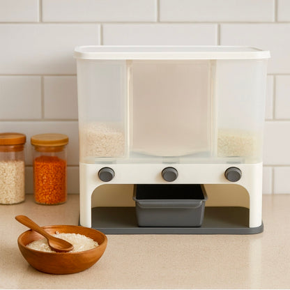 Wall Mounted Airtight Grain Storage & Dispenser 🌾✨