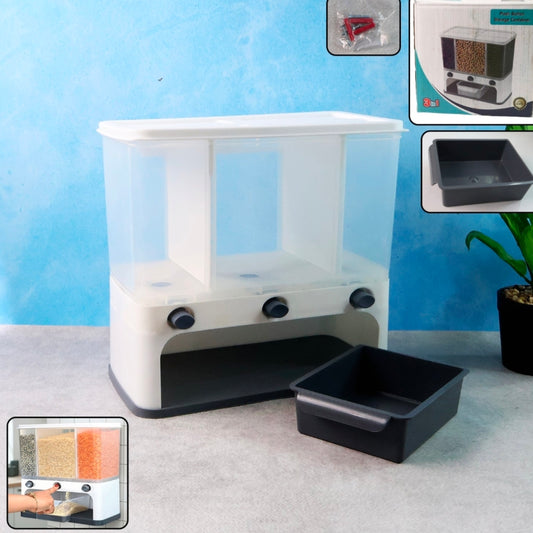 Wall Mounted Airtight Grain Storage & Dispenser 🌾✨