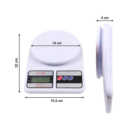 ⚖️ SF-400 Digital Kitchen Scale — 10kg Capacity | Precise & Accurate Food Weighing Scale