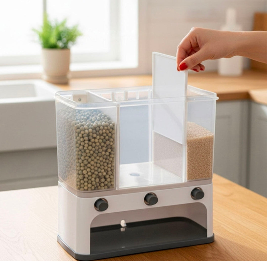 Wall Mounted Airtight Grain Storage & Dispenser 🌾✨