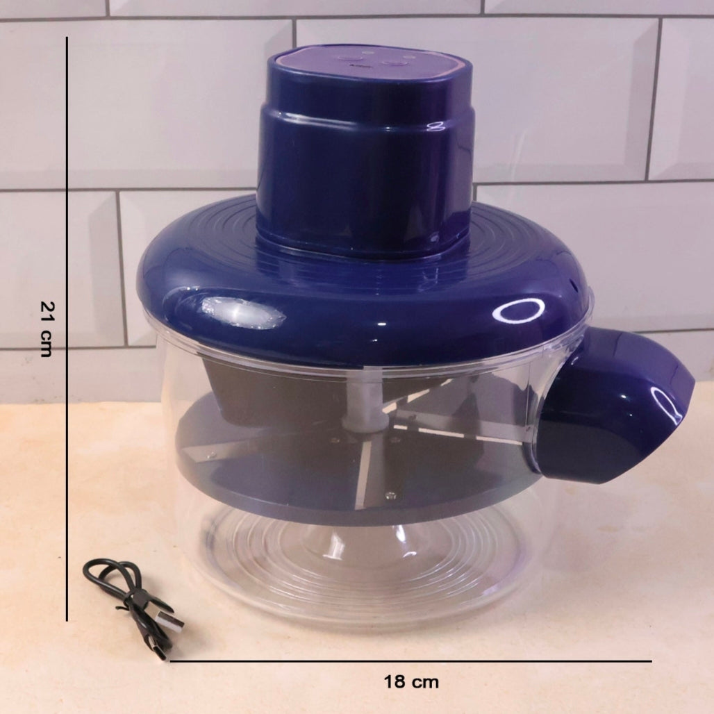🔪 Electric Mini Food Chopper & Vegetable Peeler — USB Rechargeable | 1.5L Large Capacity