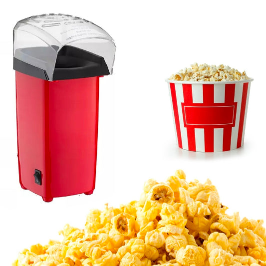 🍿 Electric Hot Air Popcorn Maker Machine — Oil-Free | Fast & Healthy Popcorn at Home